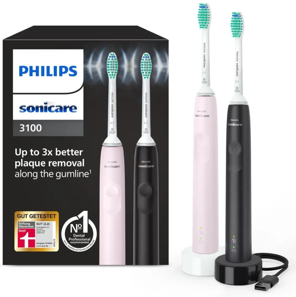 Philips Sonicare 3100 Series HX3675/15 Doppelpack