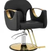 Physa Friseurstuhl mit Fußstütze 53 64 cm 180 kg Schwarz - Friseurstühle physa