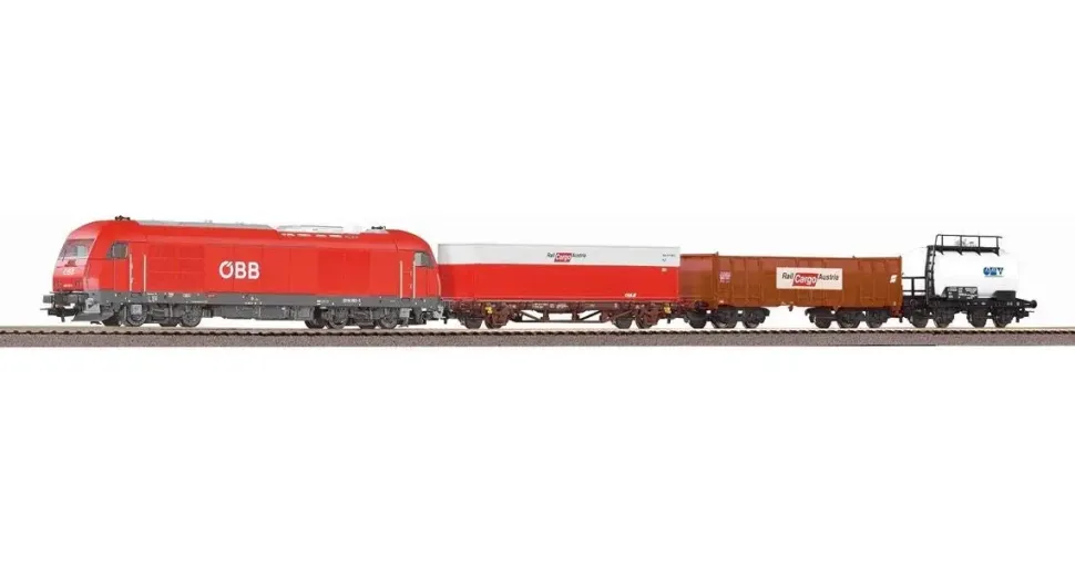 PIKO Start-Set mit Bettung Herkules 97948 H0