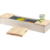Pinolino Sandkasten Hedda mit 2 abdeckbaren Wannen beige/Natur