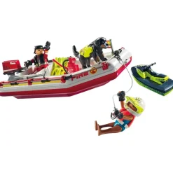 Playmobil Action Feuerwehrboot mit Aqua Scooter 71464