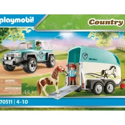 Playmobil Country PKW mit Ponyanhänger 70511