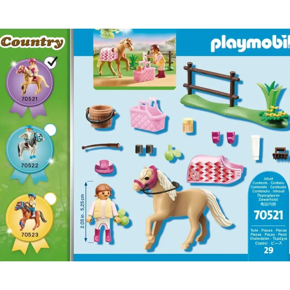 Playmobil Country Sammelpony Deutsches Reitpony 70521