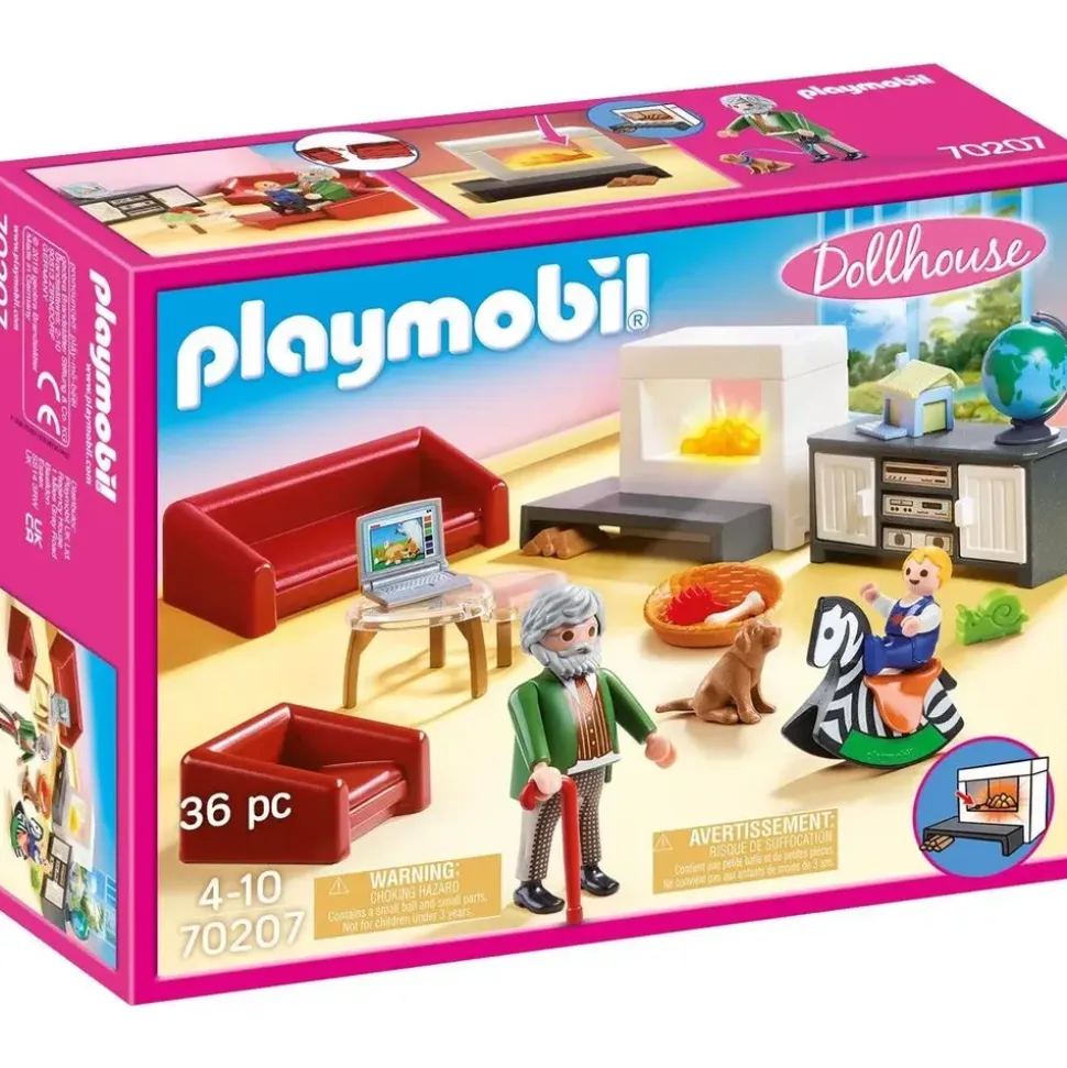 Playmobil Dollhouse Gemütliches Wohnzimmer 70207