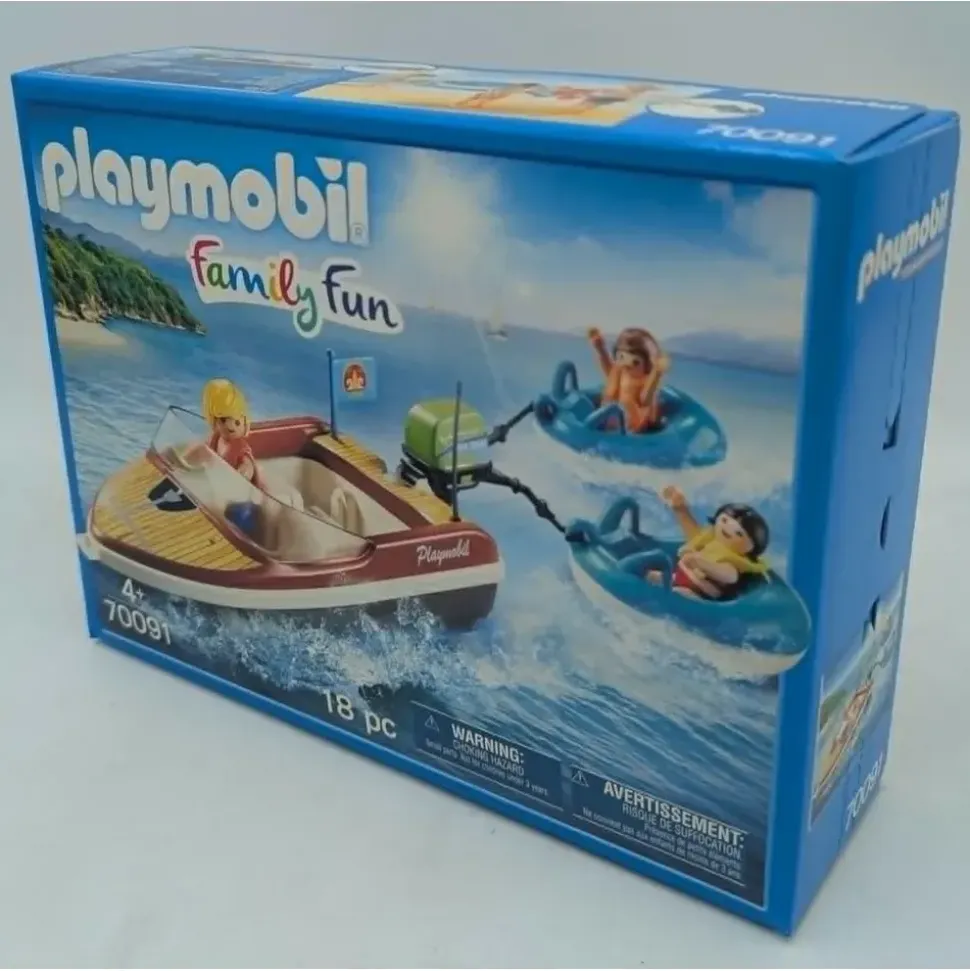 Playmobil Family Fun Sportboot mit Fun-Reifen 70091
