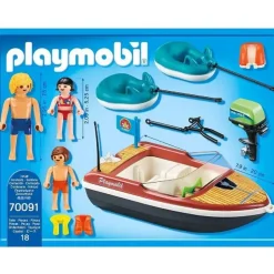 Playmobil Family Fun Sportboot mit Fun-Reifen 70091