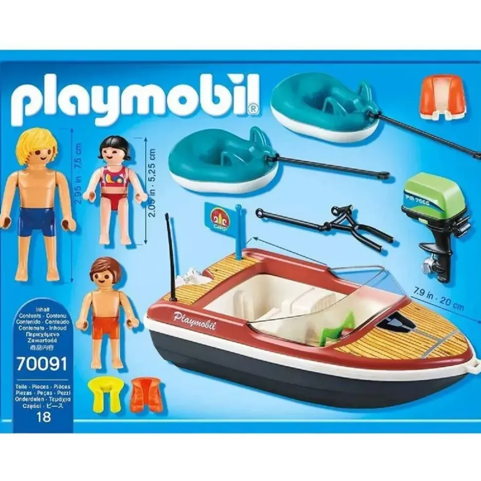 Playmobil Family Fun Sportboot mit Fun-Reifen 70091