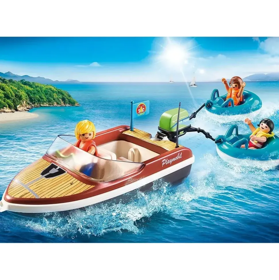 Playmobil Family Fun Sportboot mit Fun-Reifen 70091