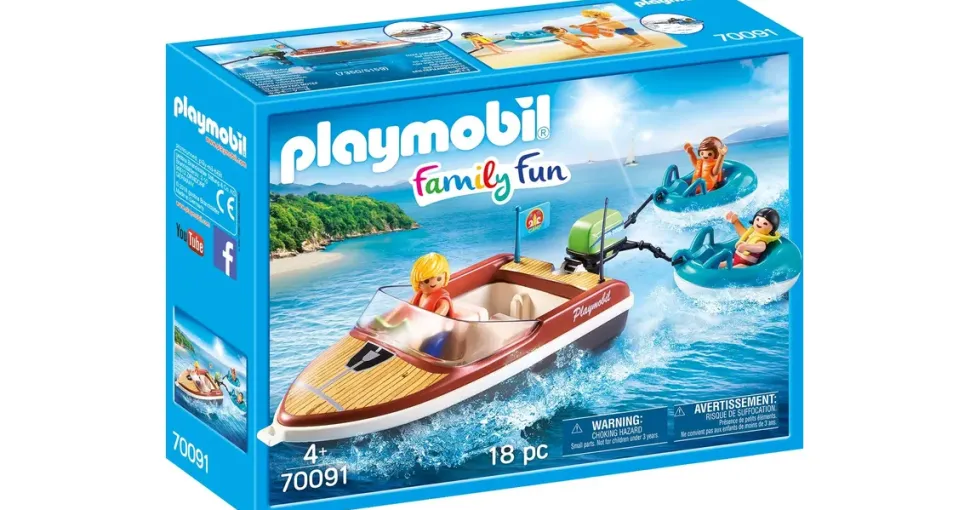 Playmobil Family Fun Sportboot mit Fun-Reifen 70091