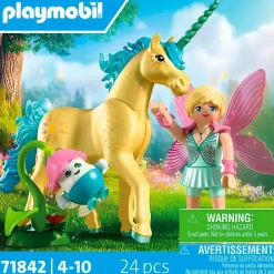 Playmobil Magic Unicorns Sammeleinhorn Sonnenscheinblüte mit Fee 71842