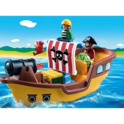 Playmobil 1.2.3 Piratenschiff 9118