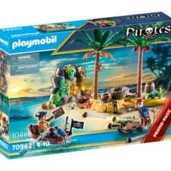 Playmobil Pirates Piratenschatzinsel mit Skelett 70962