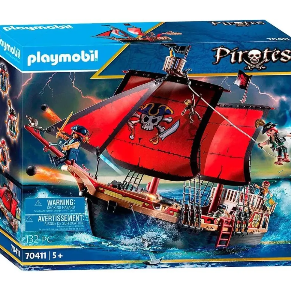 Playmobil Pirates Totenkopf-Kampfschiff 70411