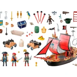 Playmobil Pirates Totenkopf-Kampfschiff 70411