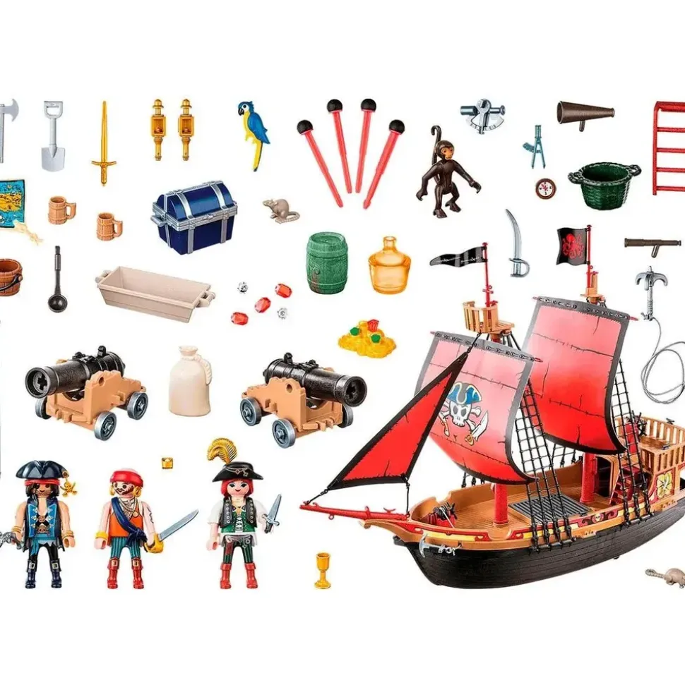 Playmobil Pirates Totenkopf-Kampfschiff 70411