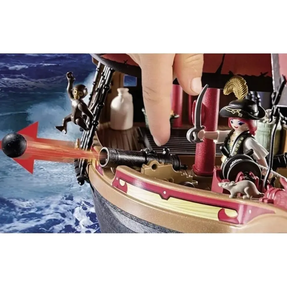 Playmobil Pirates Totenkopf-Kampfschiff 70411