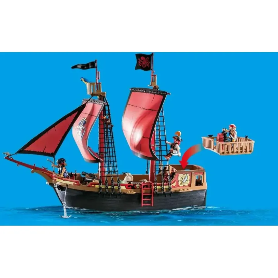 Playmobil Pirates Totenkopf-Kampfschiff 70411