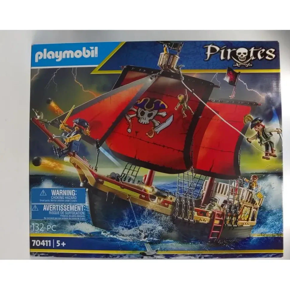 Playmobil Pirates Totenkopf-Kampfschiff 70411
