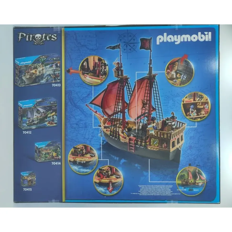 Playmobil Pirates Totenkopf-Kampfschiff 70411
