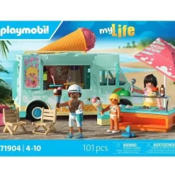 Playmobil Vacation on The Beach Ice Cream Truck mit Surfshop 71904