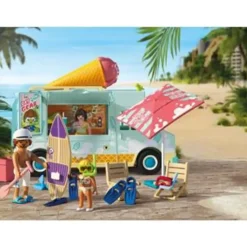 Playmobil Vacation on The Beach Ice Cream Truck mit Surfshop 71904