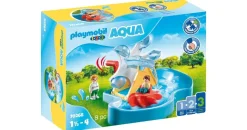 Playmobil 1.2.3 Wasserrad mit Karussell 70268