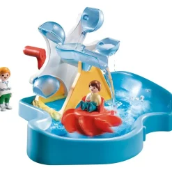 Playmobil 1.2.3 Wasserrad mit Karussell 70268