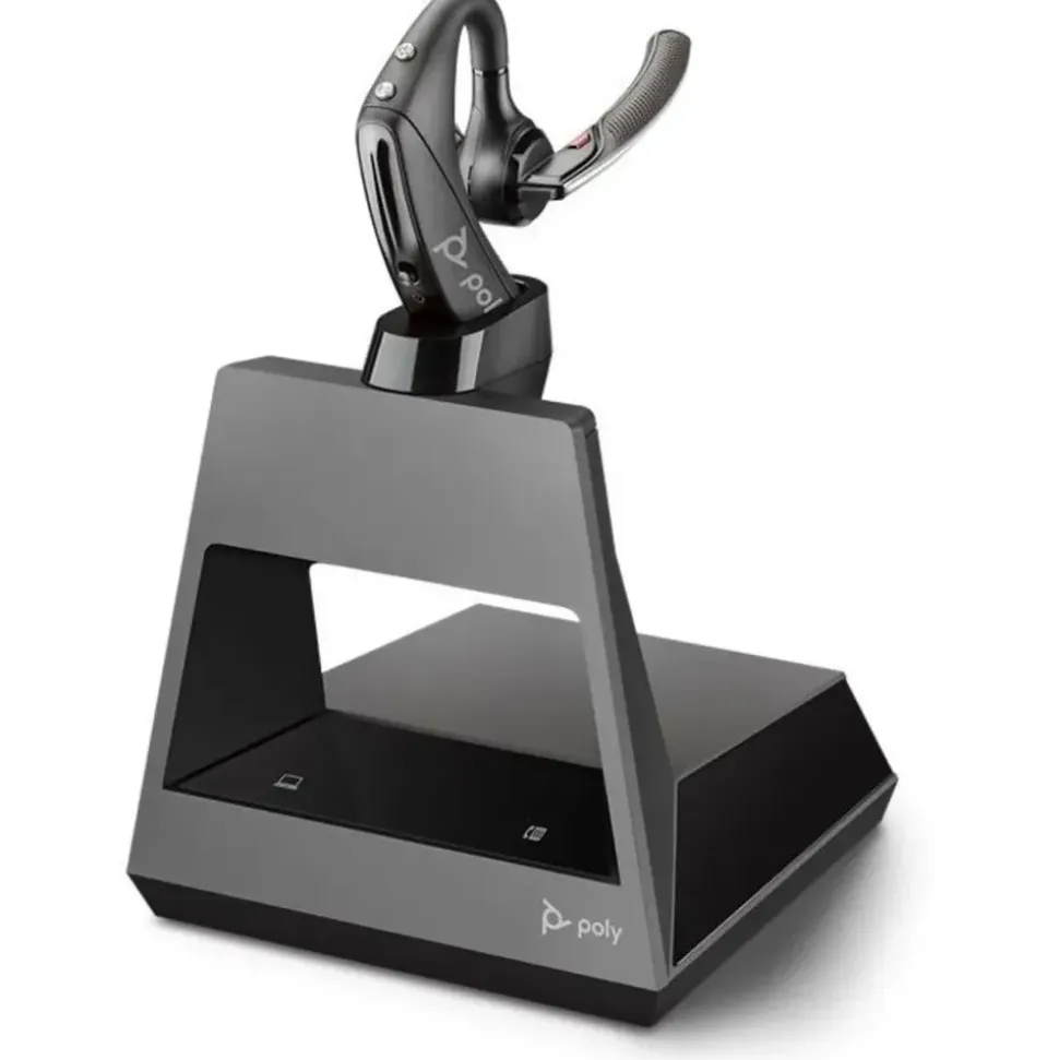 plt Voyager 5200 Office Headset Ohrstöpsel über dem Ohr angebracht Bluetooth kabellos NFC