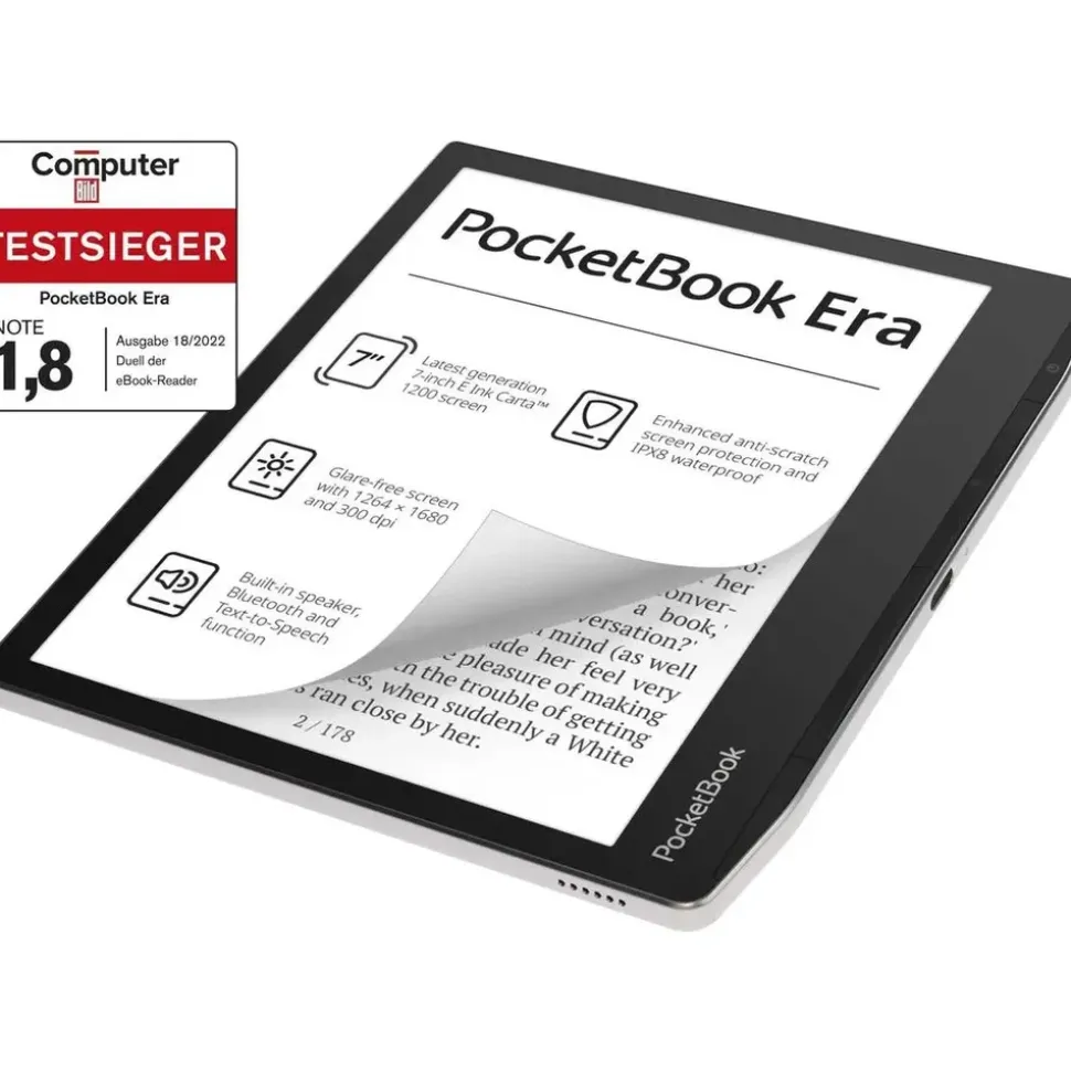 PocketBook Era Stardust Silver 2022 16 GB ohne Werbung