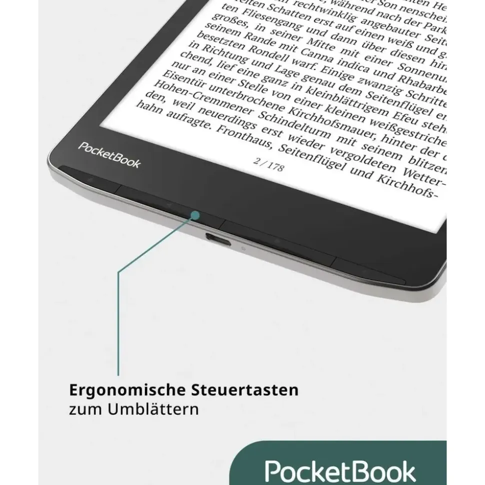 PocketBook InkPad 4 32 GB Stardust Silver (DACH-Version)