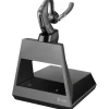 Poly HP Poly Voyager5200 Office In Ear Headset Bluetooth®, Kabellos Schwarz mit Bluetooth® Basisstation
