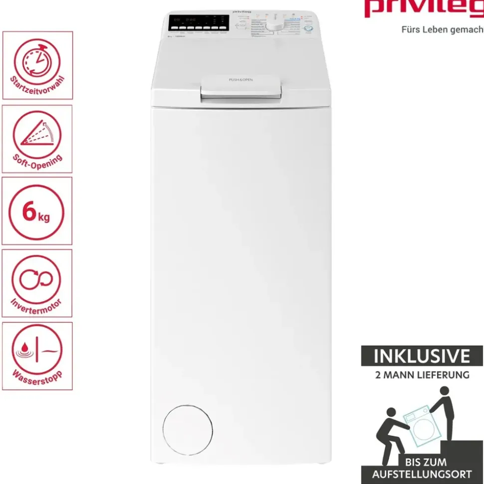 Privileg PWT Class B6S6 N Toplader (6 kg, 1200 U/min)