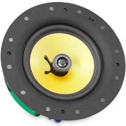 Pronomic CLS-540 WH High-End Gewebe Einbaulautsprecher (2-Wege Decken-Lautsprecher Box, 5,25"/133 mm Woofer, 0,75"/19 mm Tweeter, 40/80/160 Watt