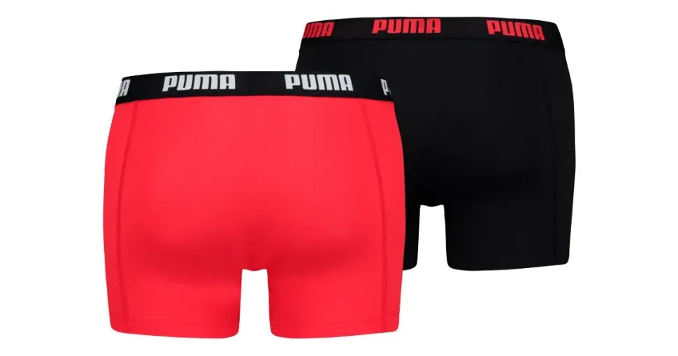 Puma Basic Boxershort red/black XXL 2er Pack