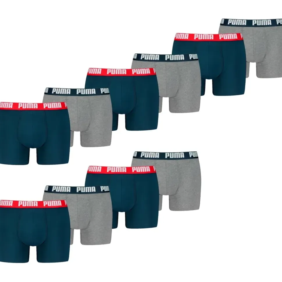 Puma MEN EVERYDAY BASIC BOXERS 2P in - Grey Melange,