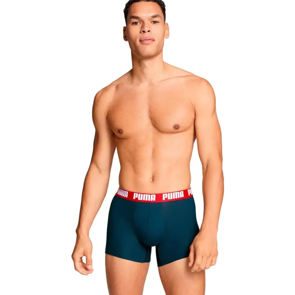 Puma MEN EVERYDAY BASIC BOXERS 2P in - Grey Melange,