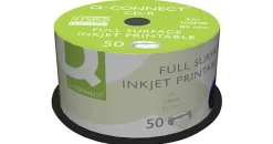Q-Connect Cd-r q-connect mit 100% bedruckbarer Oberfläche für Inkjet-Kapazität 700 MB Lebensdauer 80 Minuten Geschwindigkeit, 52 x 50 Stück