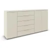 Rauch Kombikommode Flipp 200 x 100 x 42 cm Beige