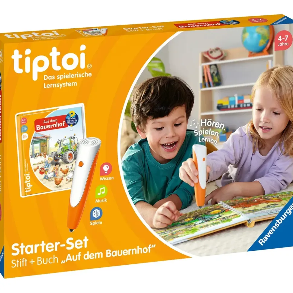 Ravensburger tiptoi Starter-Set Stift und Bauernhof-Buch 00114