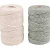 Rayher Garn Makramee Creme/Eukalyptus 70 m 2 St.