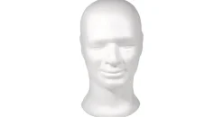 Rayher Styroporform weiß Kopf männlich 30,5 cm, 1 St.