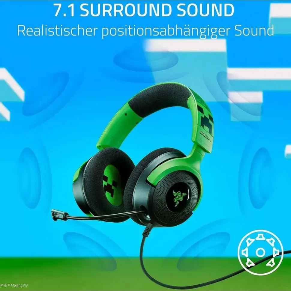 Razer Kraken V4 X Minecraft Edition