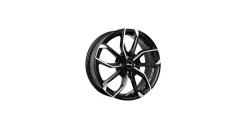 RC Design RC34 6,5 x 16 4 x 108 ET38 ML65,1 Schwarz Poliert