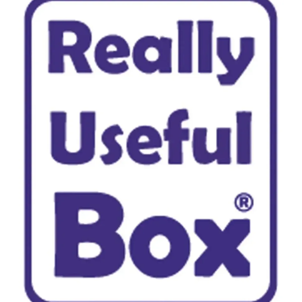 Really Useful Box Aufbewahrungsbox 34 x 52 x 8,5 cm 10-tlg. transparent