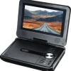 Reflexion DVD7002N LCD-Monitor mit DVD-Player, Stereo, Akku, 7 Zoll (17,7 cm) USB, SD-Slot, 12V Auto-Adapter, 180 Grad drehbar/klappbar, Elektronisches Antischocksystem