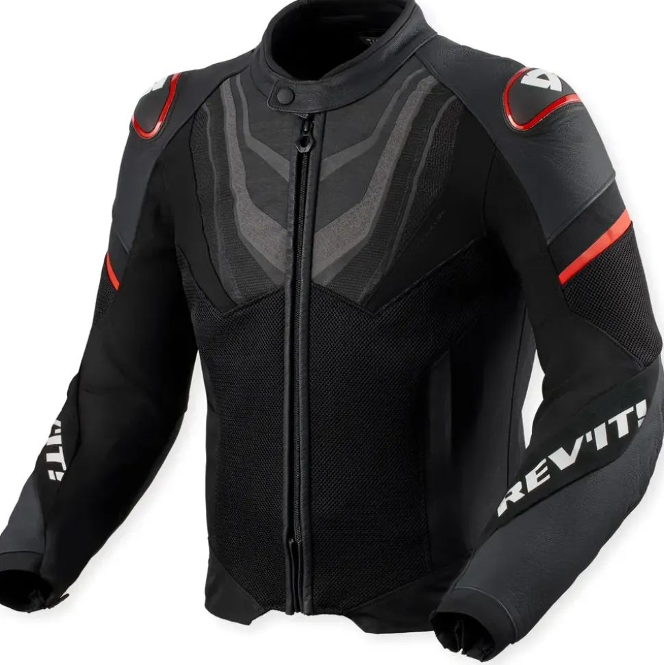 RevIt! Mantis 3 H2O Textiljacke Schwarz-Rot M