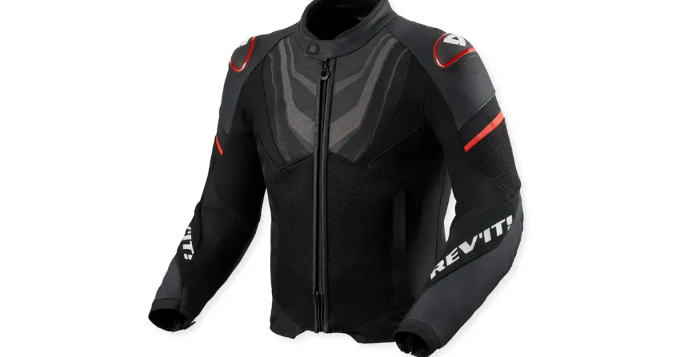 RevIt! Mantis 3 H2O Textiljacke Schwarz-Rot M