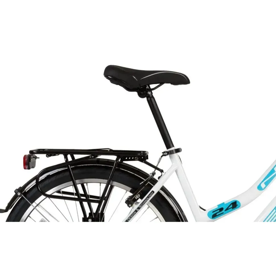 Rezzak 24 Zoll RH 42 cm weiß/türkis