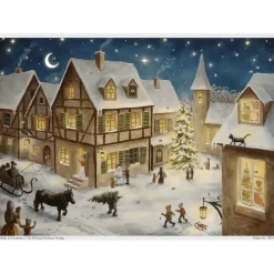 Richard Sellmer Verlag Adventskalender Weihnachtsabend im Dorf
