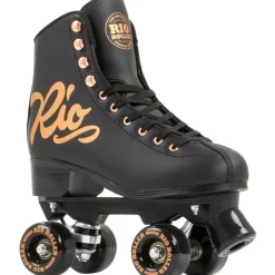 Rio Roller Quad Skates Rosa/Schwarz 38